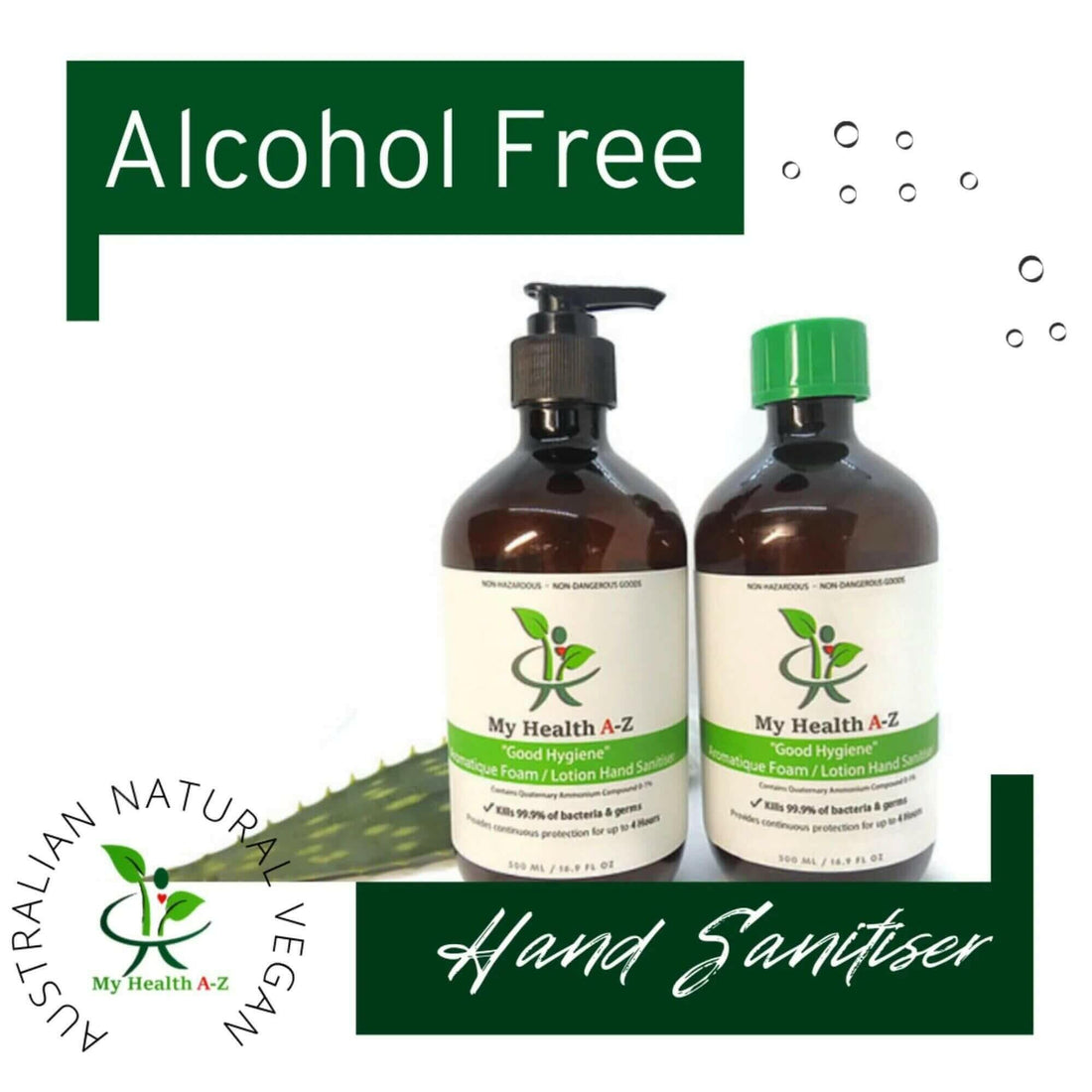 What makes Alcohol Free Hand Sanitiser different from traditional hand sanitisers? | TGD Studio