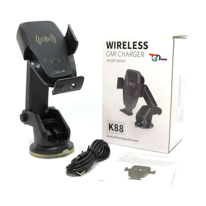 wireless car charger QI infra-red with box and accessories