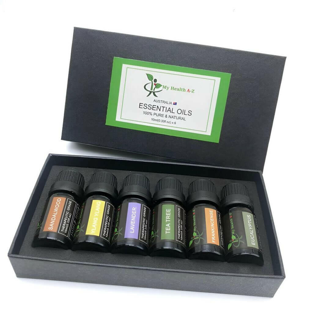 Essential Oil Starter 6 Pack in a gift box