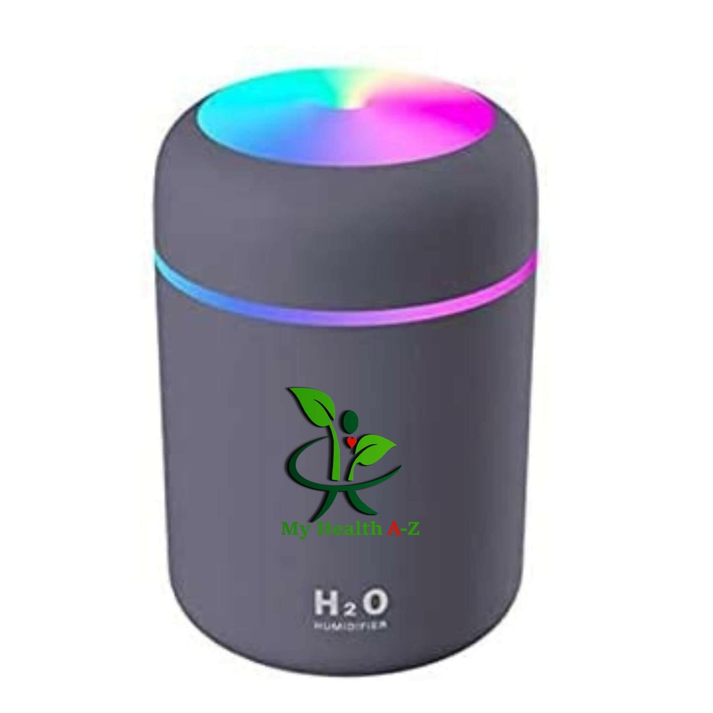 USB Mini Diffuser with colourful Night Light Auto shut Off grey